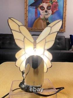 Meyda Tiffany 50429 Butterfly Fairy Stained Glass / Tiffany Tiffany Glass Lamp