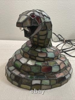 Meyda Tiffany Cobra Stained glass Lamp