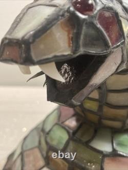 Meyda Tiffany Cobra Stained glass Lamp