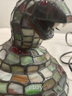 Meyda Tiffany Cobra Stained glass Lamp