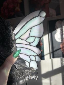 Meyda Tiffany Fairy Stained Glass Butterfly Wing Accent Lamp 8 Tested