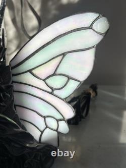 Meyda Tiffany Fairy Stained Glass Butterfly Wing Accent Lamp 8 Tested