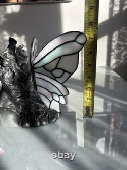 Meyda Tiffany Fairy Stained Glass Butterfly Wing Accent Lamp 8 Tested