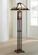 Mission Floor Lamp Art Deco Oiled Bronze Stained Glass For Living Room Reading