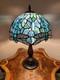New Lamp Green Blue Stained Glass Dragonfly Tiffany Style Bedside Table Lamp