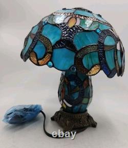 NEW Tiffany Lamp 12 Victorian Style Stained Glass 12 x 19.5