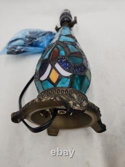 NEW Tiffany Lamp 12 Victorian Style Stained Glass 12 x 19.5