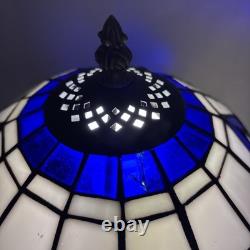 NY Yankees Tiffany Style Stained Glass Table Lamp 20 Tall Vintage 2003 NY Read