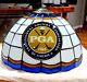 Pga Emblem Stained Glass Lamp Shade Extremely Rare