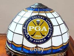 PGA Emblem Stained Glass Lamp Shade Extremely Rare