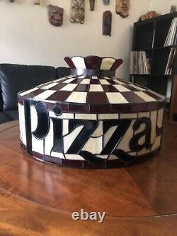 Pizza Hut Lamp Full Size Reproduction Stained Glass Novelty