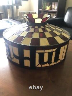 Pizza Hut Lamp Full Size Reproduction Stained Glass Novelty