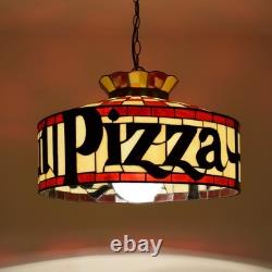 Pizza Hut Lamp Tiffany Style Retro Stained Glass Hanging Lamp