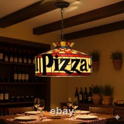Pizza Hut Lamp Tiffany Style Retro Stained Glass Hanging Lamp