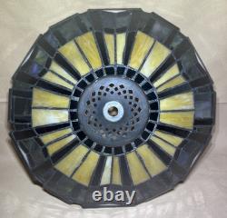 Quoizel Tiffany Style Craftsman Stained Glass Ceiling or Table Lamp Light Shade