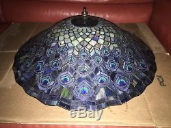 Quoizle Collectibles Tiffany Style Stained Glass Ceiling lamp Shade 22 Hanging