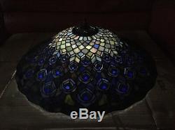 Quoizle Collectibles Tiffany Style Stained Glass Ceiling lamp Shade 22 Hanging