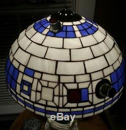 R2D2 Stained glass lamp shade