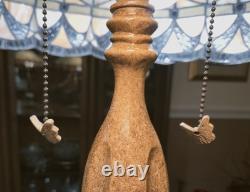 RARE 2 Colour Creations Timeless Serenity Tiffany Table Lamps by Tania Bricel