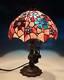 Rare Limited Edition Disney Mary Poppins Tiffany Style Stained Glass Lamp