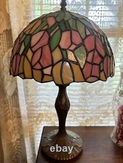 Rare Antique Tiffany 19 Tall Stained Glass Museum Lamp. CASH ONLY. Reduced $$