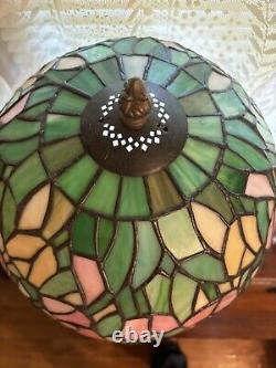 Rare Antique Tiffany 19 Tall Stained Glass Museum Lamp. CASH ONLY. Reduced $$