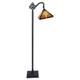 Reading Floor Lamp Tiffany Style Stained Glass Mission Design Shade