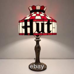 Retro Pizza Hut Style Table Lamp 12 Tiffany Stained Glass Restaurant Light