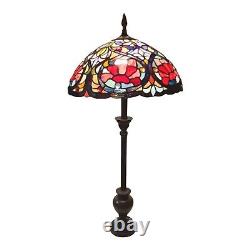 Retro Stained Glass Baroque Tiffany Table Lamp 40 Wide Antique Accent Lamp