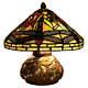 River Of Goods Mini Dragonfly Stained Glass Table Lamp