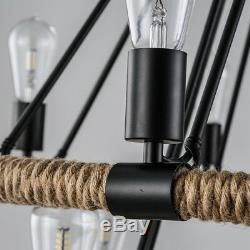 Rope Chandelier Pendant Light Restoration Hardware Lighting Lamp Ceiling Fixture