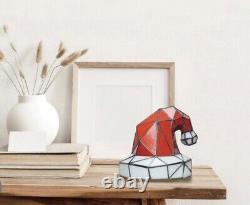 Santa Hat Stained Glass Lamp by River of Goods