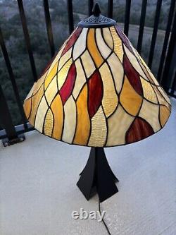 Set Of 2 Tiffany Style Stained 28 Table Lamps FREE SHIPPING