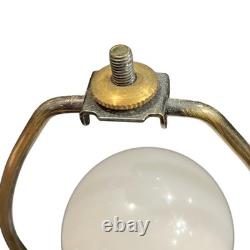 Signed Dale Tiffany Floral Stained Glass Accent Table Lamp Art Nouveau Mosaic