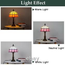Skyblaze Tiffany Style Table Lamp, Stained Glass Desk Lamp, Vintage Night Lig