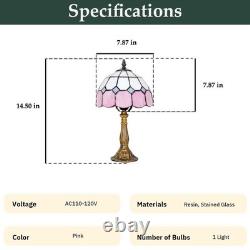 Skyblaze Tiffany Style Table Lamp, Stained Glass Desk Lamp, Vintage Night Lig