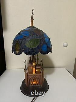 Sleeping Beauty Fantasy in the Sky Stained Glass Lamp Disneyland 50th Anniv