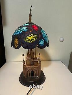 Sleeping Beauty Fantasy in the Sky Stained Glass Lamp Disneyland 50th Anniv