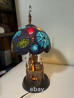 Sleeping Beauty Fantasy in the Sky Stained Glass Lamp Disneyland 50th Anniv