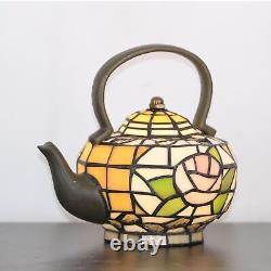 Small Tiffany Lamp Stained Glass Animal Table Lamp Mini Accent Desk Light Am