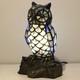 Small Tiffany Lamp Stained Glass Animal Table Lamp Mini Accent Desk Night Lig