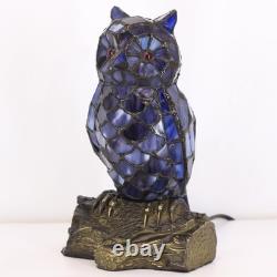 Small Tiffany Lamp Stained Glass Animal Table Lamp Mini Accent Desk Night Lig