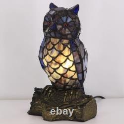 Small Tiffany Lamp Stained Glass Animal Table Lamp Mini Accent Desk Night Lig