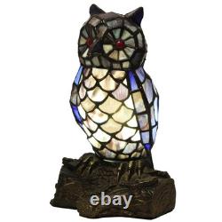 Small Tiffany Lamp Stained Glass Animal Table Lamp Mini Accent Desk Night Lig