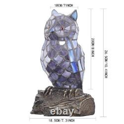 Small Tiffany Lamp Stained Glass Animal Table Lamp Mini Accent Desk Night Lig