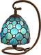Small Tiffany Lamp Stained Glass Table Lamp 8x6x10 Inch Mini Accent Memory Sympa