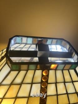 Stain Glass Tiffany style lamp 3 way lamp by Tania Blicef