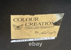 Stain Glass Tiffany style lamp 3 way lamp by Tania Blicef