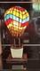 Stained Glass And Metal Lamp Dated 2007 Weighty And Well Crafted