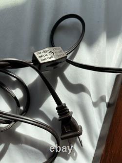 Stained Glass And Metal Lamp Dated 2007 Weighty And Well Crafted